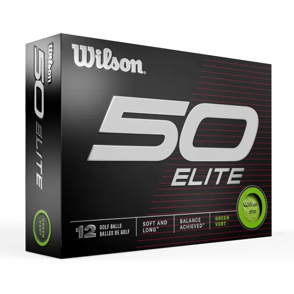 Wilson Fifty Elite Golf Balls - 12 Pack