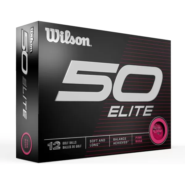 Wilson Fifty Elite Golf Balls - 12 Pack