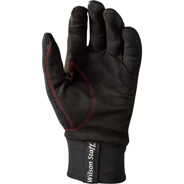 Wilson Staff Men's Winter Golf Gloves - Black