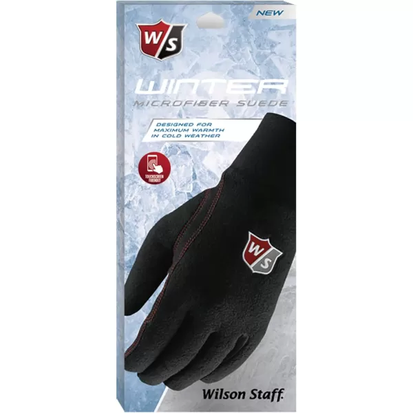Wilson Staff Men's Winter Golf Gloves - Black