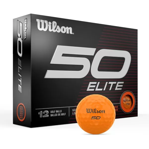 Wilson Fifty Elite Golf Balls - 12 Pack