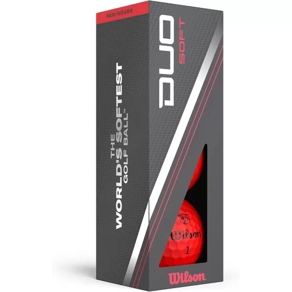 WILSON Staff Duo Soft Golf Balls - 12 Pack