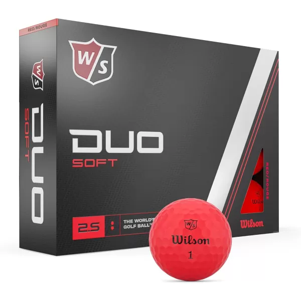 WILSON Staff Duo Soft Golf Balls - 12 Pack