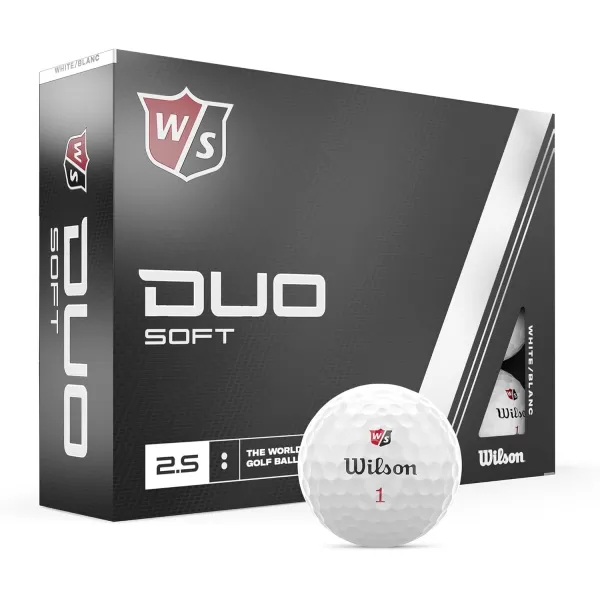 WILSON Staff Duo Soft Golf Balls - 12 Pack