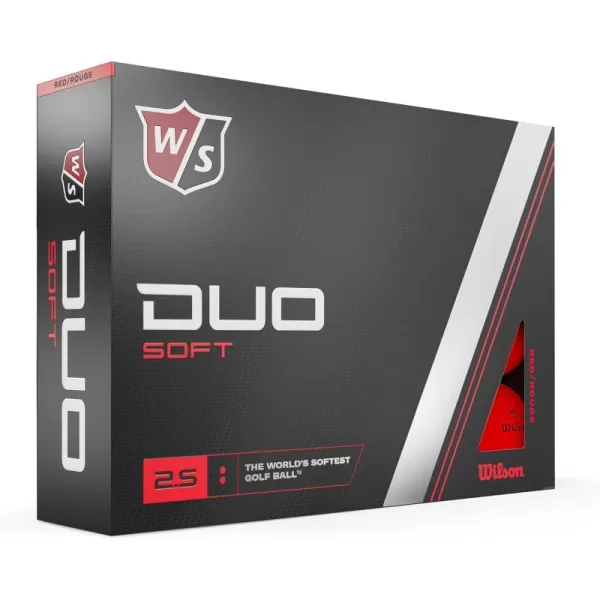 WILSON Staff Duo Soft Golf Balls - 12 Pack