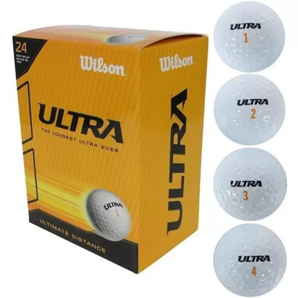 Wilson Ultra LUE 24 Golf Balls - White