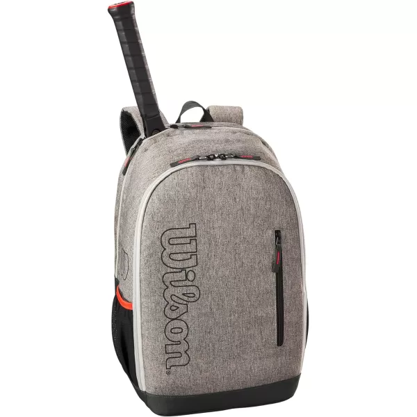WILSON Team Tennis Racket Bag - Heather Green and Heather Grey