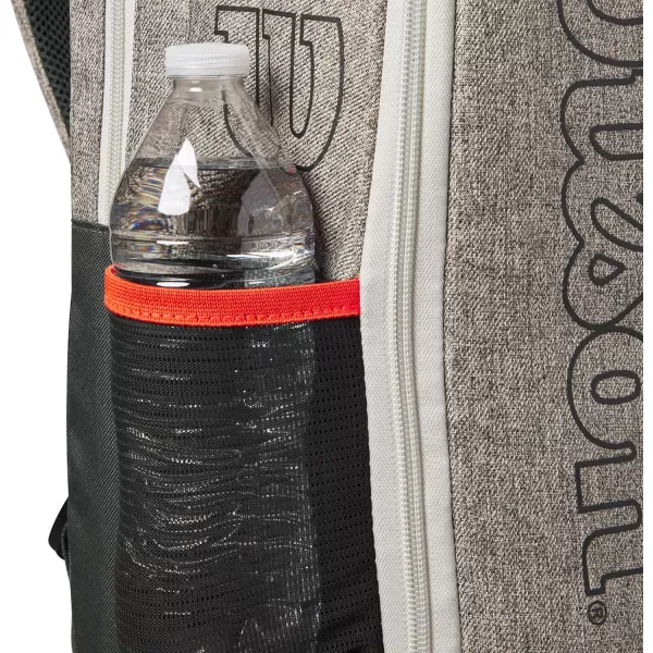 WILSON Team Tennis Racket Bag - Heather Green and Heather Grey