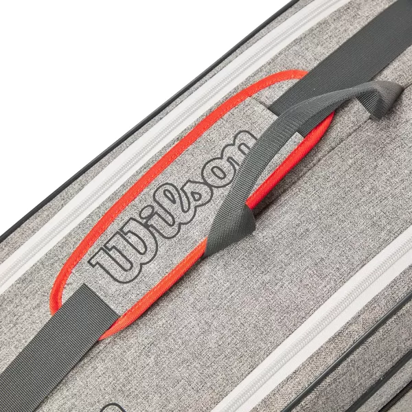 WILSON Team Tennis Racket Bag - Heather Green and Heather Grey