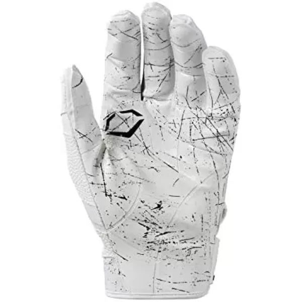 imageWILSON EvoShield Burst Football Receivers GlovesWhite