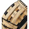 image:imageWilson A2000 Outfield Baseball Gloves  1225 125 and 1275BlackBlondeRed