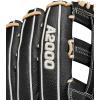 image:imageWilson A2000 Outfield Baseball Gloves  1225 125 and 1275BlackBlondeWhite