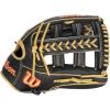image:imageWilson A2000 Outfield Baseball Gloves  1225 125 and 1275BlackSaddle Tan