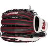 image:imageWilson A2000 Outfield Baseball Gloves  1225 125 and 1275BlackWhiteRed