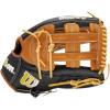 image:imageWilson A2000 Outfield Baseball Gloves  1225 125 and 1275Saddle TanBlack