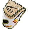 image:imageWilson Fall 2024 Sashel Palacios A2000 FPCM23SS 34 Fastpitch Catchers Mitt  Right Hand Throw WhiteBlondeOlive