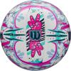 image:imageWilson Outdoor Recreational Volleyball  Official SizeWhitePurple