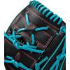 image:imageWilson Spring 2025 A2K Baseball GlovesBlackTealFlamingo