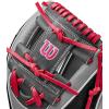 image:imageWilson Spring 2025 A2K Baseball GlovesGreyBlackFlamingo