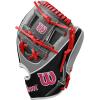 image:imageWilson Spring 2025 A2K Baseball GlovesGreyBlackFlamingo