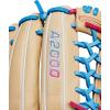 image:imageWilson Winter 2024 A2000 Fastpitch GlovesBlondeBlueFlamingo