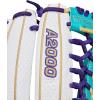 image:imageWilson Winter 2025 A2000 Fastpitch GlovesWhiteTealBlonde
