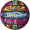 image:imageWilson Outdoor Recreational Volleyball  Official SizeBlueYellowOrangePink