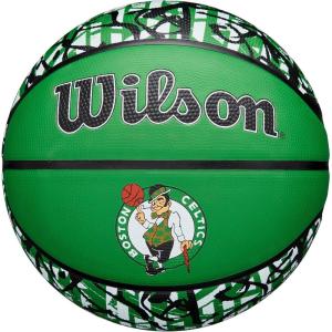 image:imageWILSON NBA Team Graffiti Basketballs  Size 7295Boston Celtics