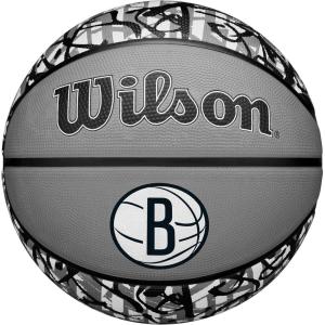 image:imageWILSON NBA Team Graffiti Basketballs  Size 7295Brooklyn Nets