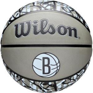 image:imageWILSON NBA Team Graffiti Basketballs  Size 7295Brooklyn Nets New Version
