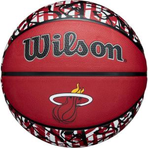 image:imageWILSON NBA Team Graffiti Basketballs  Size 7295Miami Heat