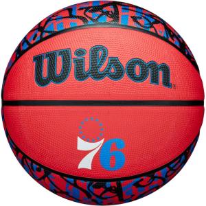 image:imageWILSON NBA Team Graffiti Basketballs  Size 7295Philadelphia 76ers