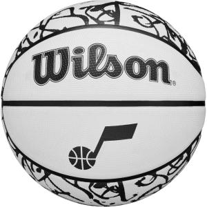 image:imageWILSON NBA Team Graffiti Basketballs  Size 7295Utah Jazz