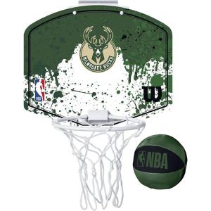 image:imageWILSON NBA Team Mini Basketball HoopsMilwaukee Bucks