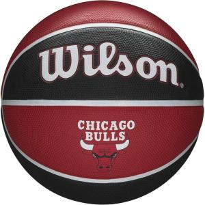 image:imageWILSON NBA Team Tribute Basketballs  Size 7295Chicago Bulls