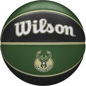 image:imageWILSON NBA Team Tribute Basketballs  Size 7295Milwaukee Bucks