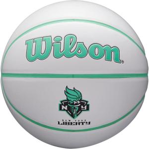 image:imageWILSON WNBA Team Autograph Series Mini BasketballNew York Liberty