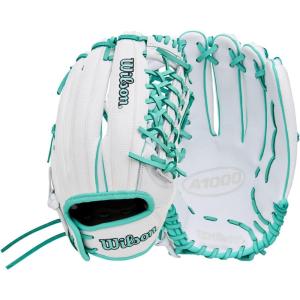 image:imageWilson 2026 A1000 Infield and Outfield Fastpitch GlovesWhiteSeafoamBlack