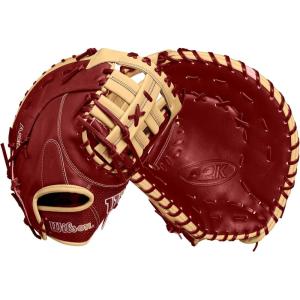 image:imageWilson Fall 2024 A2K Baseball GlovesRedBlonde