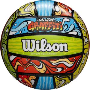 image:imageWilson Outdoor Recreational Volleyball  Official SizeGreenOrangeBlue