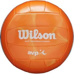image:imageWilson Outdoor Recreational Volleyball  Official SizeOrangeBlue