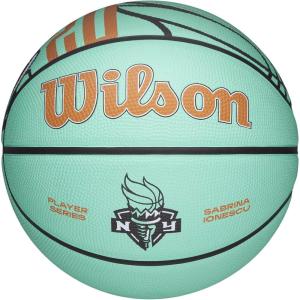 image:imageWilson WNBA Player Icon BasketballsTurquoiseBlack