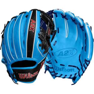 image:imageWilson Winter 2024 A2K Baseball GlovesTropical BlueXNavyRed