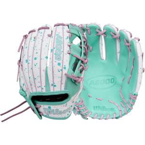 image:imageWilson Winter 2025 A2000 Fastpitch GlovesWhiteSeafoamLavender