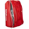 image:imageWILSON 2025 Super Tour Red Tennis Racket Bags  RedWhiteRacket Bag  Holds up to 15 Rackets