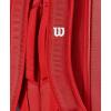 image:imageWILSON 2025 Super Tour Red Tennis Racket Bags  RedWhiteRacket Bag  Holds up to 6 Rackets