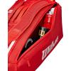 image:imageWILSON 2025 Super Tour Red Tennis Racket Bags  RedWhiteRacket Bag  Holds up to 6 Rackets