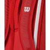 image:imageWILSON 2025 Super Tour Red Tennis Racket Bags  RedWhiteRacket Bag  Holds up to 9 Rackets