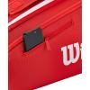 image:imageWILSON 2025 Super Tour Red Tennis Racket Bags  RedWhiteRacket Bag  Holds up to 9 Rackets