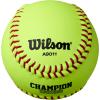 image:imageWILSON 9011 Optic Leather Softballs  No NFHS Logo 1 Dozen